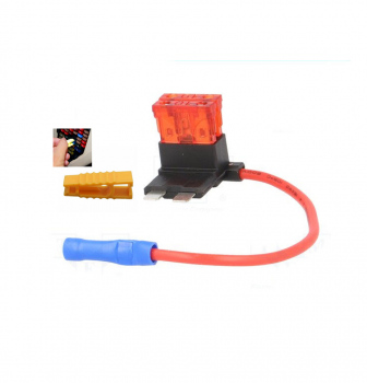 Soclu siguranta dubla ATO 2x10A cu cleste extragere siguranta