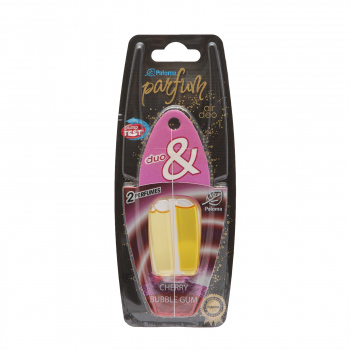 Odorizant auto Paloma Parfum Duo Cherry & Bubble Gum  - 2x3 ml