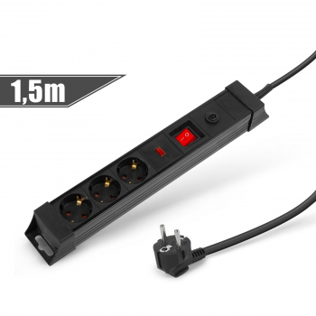 Prelungitor cu protecție la supratensiune<br>230 V • 16 A • 1,5 m