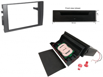 Kit rama radio cu incarcator fara fir Audi A4 2002-