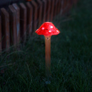 Ciupercă solară - 33,5 cm - 1 LED alb rece Ciupercă solară - 33,5 cm - 1 LED alb rece