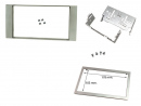 Cadru radio 2DIN cu console metalice + rama radio (173×103 mm) Ford 2005- argintiu