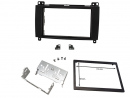 Cadru radio 2DIN cu console metalice + rama (173×98 mm) Mercedes, VW 2005-