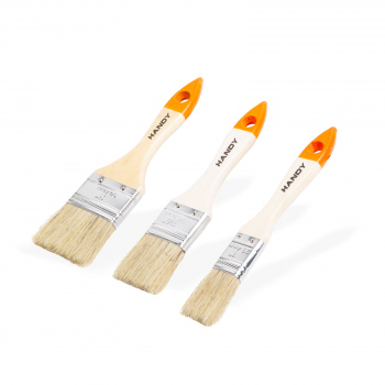 Set pensule pentru vopsea - mâner din lemn - 3 buc  / pachet