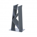 Picior spate pt sistem de montare acoperis plat 10° model " P"