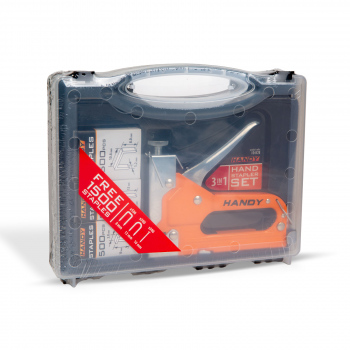 Set capsator cu 3 modele de capse în cutie de plastic