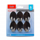 Cârlig autoadeziv - oțel inoxidabil - 6 buc/pachet