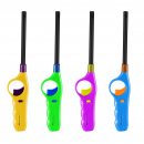 Brichetă pe gaz - reincarcabilă - culori multiple - 27 cm - 16 buc/ display