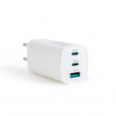 Încarcător telefon / laptop USB + USB Type-C PD45W cu incarcare rapida - alb