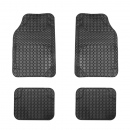 Covorașe auto universale ajustabile – 68 x 44 cm / 44 x 34 cm PVC – negru