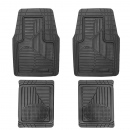 Covorașe auto universale ajustabile groase și aderente – 72 x 47 cm / 71 x 43,5 cm PVC – negru