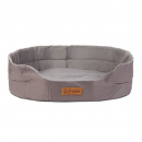 Pat pentru câini - 100 x 68 x 15 cm - gri Pat pentru câini - 100 x 68 x 15 cm - gri