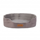 Pat pentru câini - 80 x 57 x 13 cm - gri Pat pentru câini - 80 x 57 x 13 cm - gri