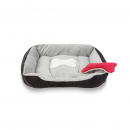 Pat pentru câini - 60 x 45 x 15 cm - negru Pat pentru câini - 60 x 45 x 15 cm - negru