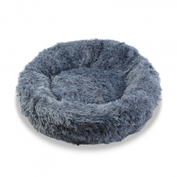 Pat pentru câini - rotund - marime "L" - 70 cm - gri