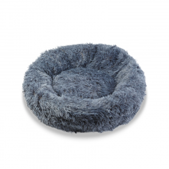 Pat pentru câini - rotund - marimea "M" - 60 cm - gri