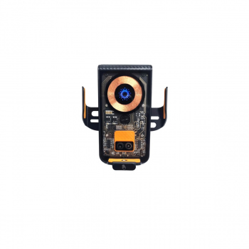 Suport telefon auto cu incarcator Wireless si Standard, deschidere automata acumulator