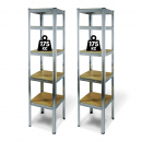 Raft Salgo - 5 nivele - metal - max 175 kg - 180 x 40 x 40 cm Raft Salgo - 5 nivele - metal - max 175 kg - 180 x 40 x 40 cm