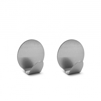 Set agatatoare autoadezive inox 2 buc./blister