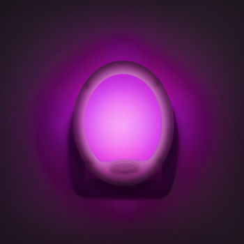 Lumina de veghe LED cu colori alternante Premium "Smooth" - 7 LED, 8x10cm