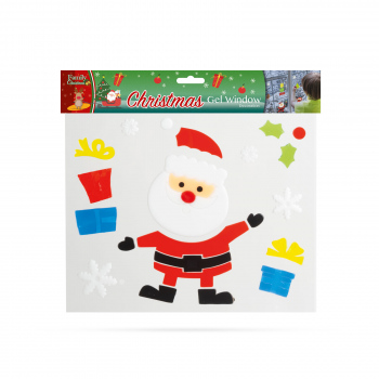 Decoraţiune gel pt. geam - Crăciun - XXL, 5 buc. / pachet