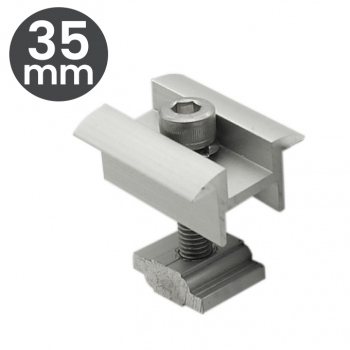 Clema dublă 35 mm  "Z" pentru montaj panou fotovoltaic