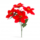 Decor de sărbători - Poinsettia roșie