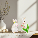 Decor de Paște - iepuraș - 2 tipuri - 7,5 x 7,2 x 14,5 cm