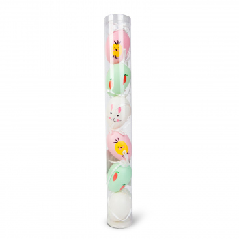 Decor de Paște - set ouă - 3 tipuri - 6 cm - 6 buc/pachet