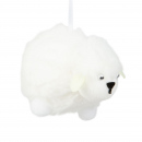 Decor de Paște - miel - 10,5 x 8 cm - alb