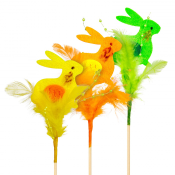 Decor de Paște - iepuraș - 3 tipuri - 23 cm