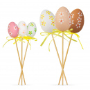 Decor de Paște - set ouă - 6 tipuri - 4 cm - 6 buc/pachet