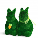 Decor de Paște - iepuraș - 2 tipuri - 15 cm - verde