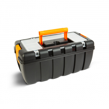 Geantă de scule din plastic cu 1 tavă - 37 x 29 x 16 cm