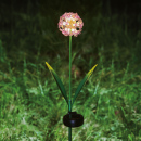 Floare solară - Hortensia - 2 tipuri - 25 LED alb cald - 13 x 7 x 65 cm