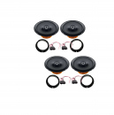 Pachet audio VW Golf IV Hertz Dieci DCX 165.3 fata/spate