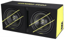Subwoofer auto Ground Zero GZIB 2.12SPL cu doua difuzoare de 30CM (12″), 1000W RMS, 2000W maxim, negru