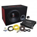 Carcasă încărcată cu subwoofer ventilat de 30 cm / 12 inchi cu amplificator separat KIT BAS GZ 12.300X-II