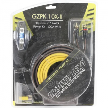 Kit de cabluri de înaltă calitate de 10 mm² Ground Zero GZPK 10X-II