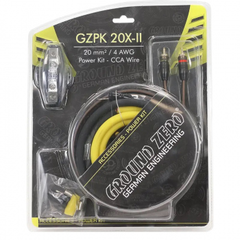 Kit de cabluri de înaltă calitate de 20 mm² Ground Zero GZPK 20X-II