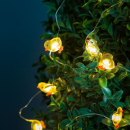 Șir de lumină LED - pui - 2 m - 20 LED - 2 x AA