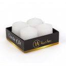 Set de lumânări – alb, fără parfum – 4 x 45 g