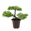 Plantă artificială decorativă - Bonsai verde - 25 x 9 cm