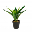 Plantă artificială decorativă - Copac de șofran verde - 20 x 8,5 cm