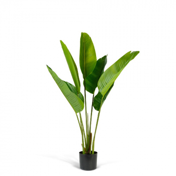 Plantă decorativă artificială bananier – 1,2 m, verde