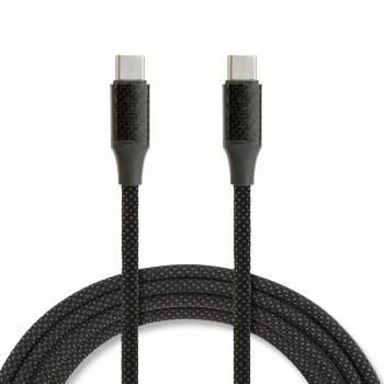 Cablu de date Type-C / Type-C, magnetic, 1 m, 3A, 60W, negru