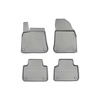 Covorașe auto tip tăviță Aristar pentru Volkswagen Touareg III Facelift (2024-prezent) – Set 4 bucăți, margini înalte, TPE, Negru