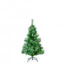 Brad artificial – 120 cm – cu ramuri dese – PVC – înzăpezit