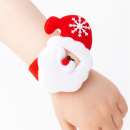 Decorațiune de Crăciun – brățară / accesoriu pentru coc – Moș Crăciun – 21 x 8 cm