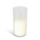 Rezervă lumânare tip pastilă (tealight) – Ø4,8 cm – alb